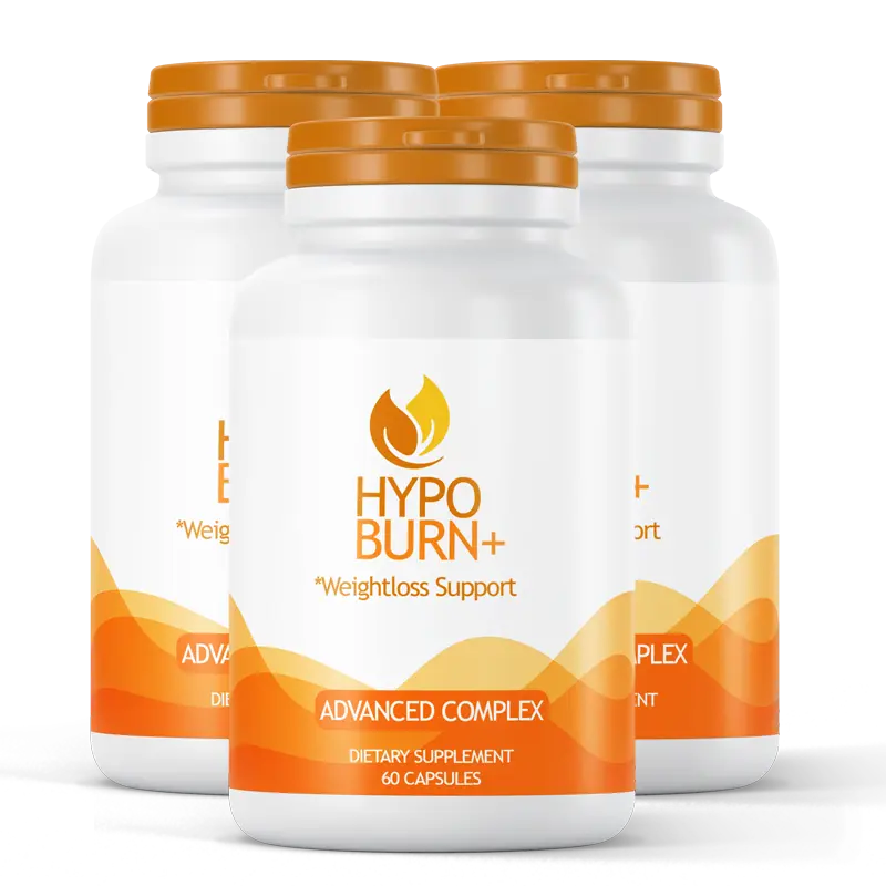 Hypoburn plus front bottles